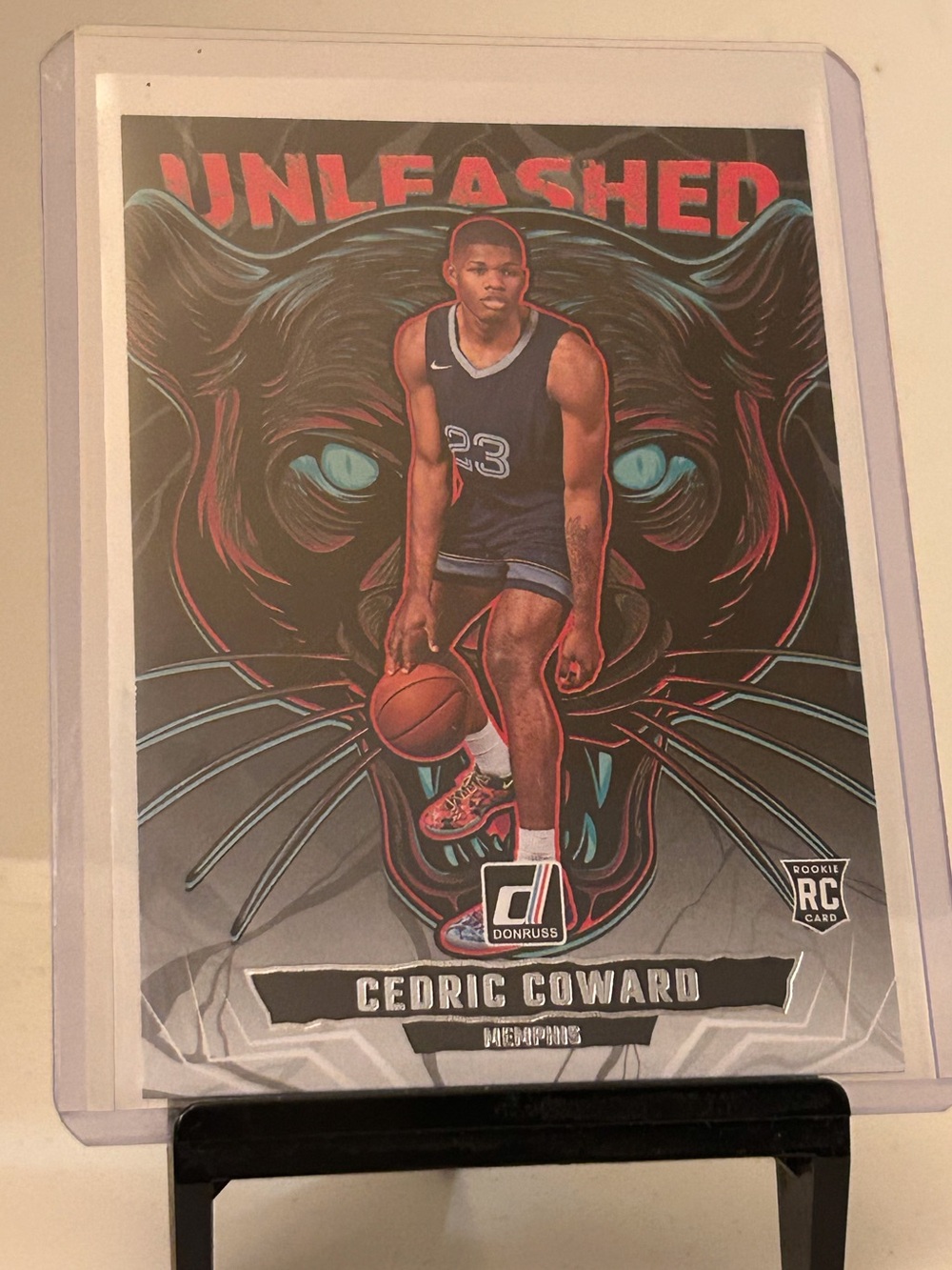 Cedric Coward 2025-26 Panini DONRUSS Basketball Rookie Card-Unleashed